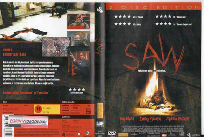 Saw (27 857) k -FI- DVD suomik. (2) 2004 2 dvd-spec.ed,