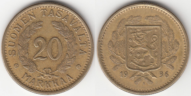 20 mk 1936