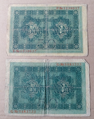 Saksa 50 mark - 2 kpl