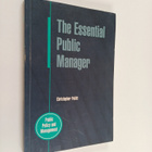 Christopher Pollitt : The essential public manager - pikkukuva 1