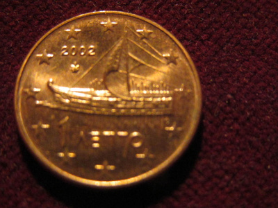 1 cent 2002 Kreikka-Greece