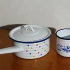 Retro emaliastiat kasari ja muki - pikkukuva 1