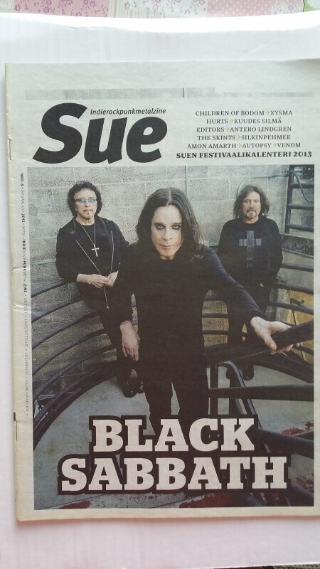 Black Sabbath Sue lehti 2013 Ozzy Osbourne