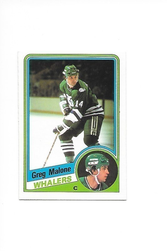 1984-85 OPC #74 Greg Malone Hartford Whalers