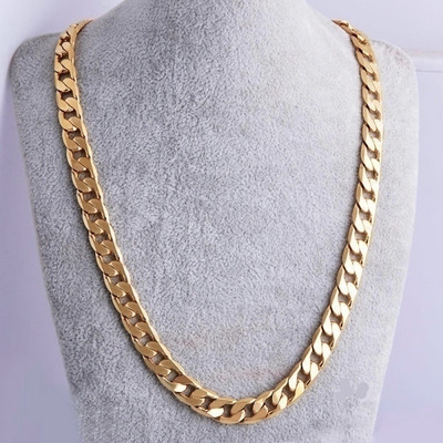 163 .. 14k Kulta Duble Fashion Kaunis .. Kaulaketju