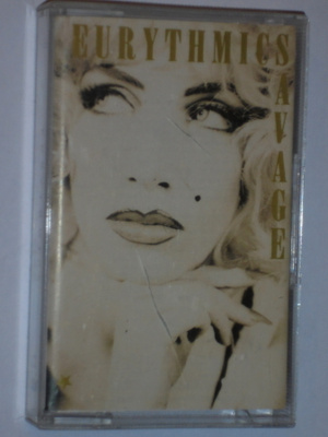 C-kasetti - EURYTHMICS - Savage - 1987 Germany EX+