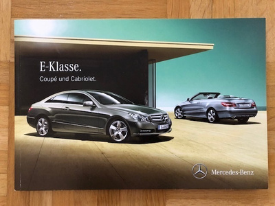 Esite Mercedes E-sarja Coupe ja Cabriolet C207 / A207 2012