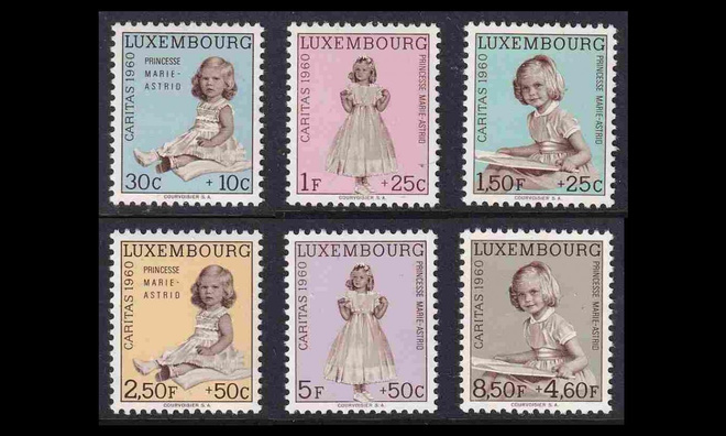 Luxemburg 631-6 ** Caritas (1960)