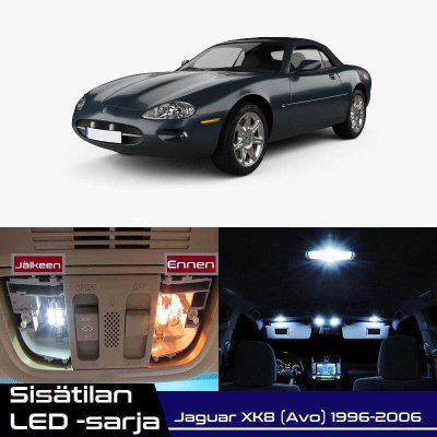 Jaguar XK8/XKR (AVO) Sisätilan LED-sarja 14-osai