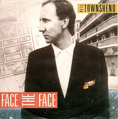 PETE TOWNSHEND: Face The Face / Hiding Out 7"kk