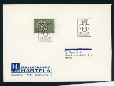 FDC 1965 Kunnallinen itsehallinto 100 vuotta