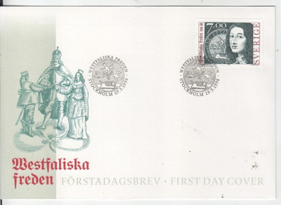 Ruotsi  FDC 1998 Westaphalin rauha