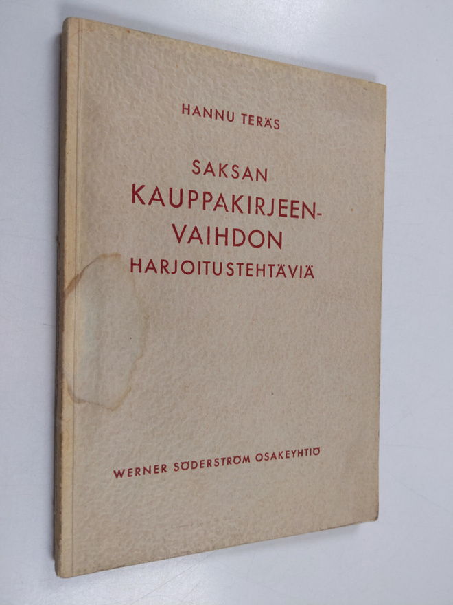 Hannu Teräs : Saksan kauppakirjeenvaihdon harjoitustehtäviä