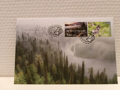 FDC- ensipäiväkuori - Käyntikortti Suomesta - 2016