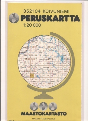 Peruskartta 1:20 000 Koivuniemi
