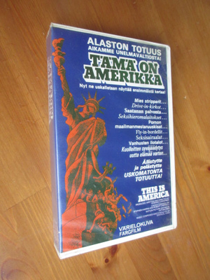 Tämä on Amerikka VHS FIx StarVideo-varianttikansi, mondo-dok