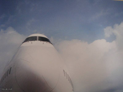 Postikortti Boeing 747-400 (Lufthansa)