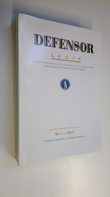 Defensor legis vuosikerta 2012 (n:o 1-6)