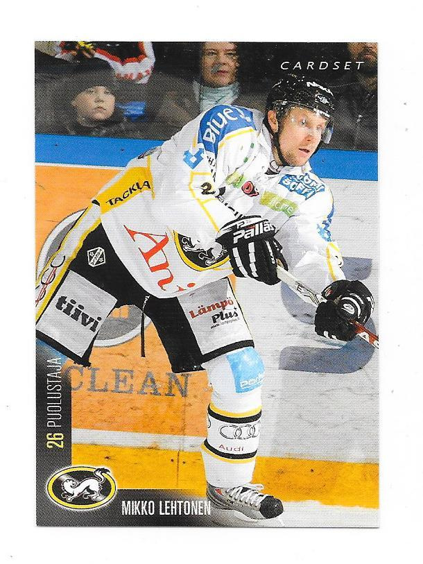 2010-11 CardSet #88 Mikko Lehtonen Kärpät