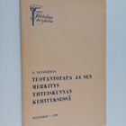 G. Glezerman : Tuotantotapa ja sen merkitys yhteiskunnan ... - pikkukuva 1