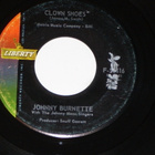 7" JOHNNY BURNETTE  Clown Shoes - single 1962 rockabilly EX- - pikkukuva 1
