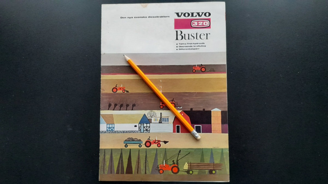Volvo Buster 320 traktorin esite 60-luku