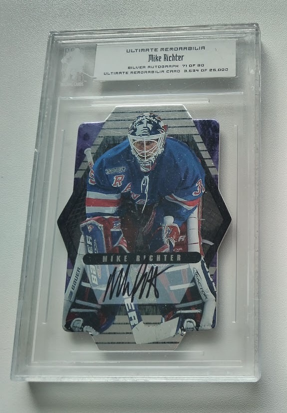 2000 In The Game Mike Richter AU 71 of 80 U-34