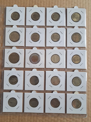20 kpl markka-ajan kolikoita 10p - 10mk
