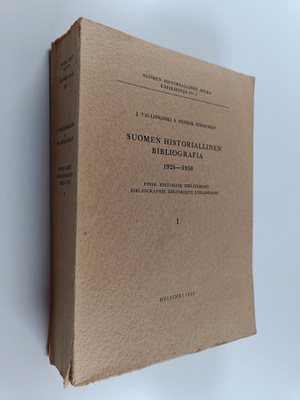 Suomen historiallinen bibliografia 1926-1950 : 1
