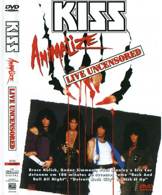 KISS (DVD) Animalize Live Uncensored EX+!!
