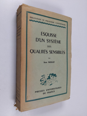 Jean Nogue : Esquisse d'un systeme des qualites sensibles