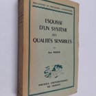 Jean Nogue : Esquisse d'un systeme des qualites sensibles - pikkukuva 1