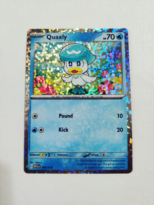 Quaxly - 2023 McDonalds Pokemon Promo Holo