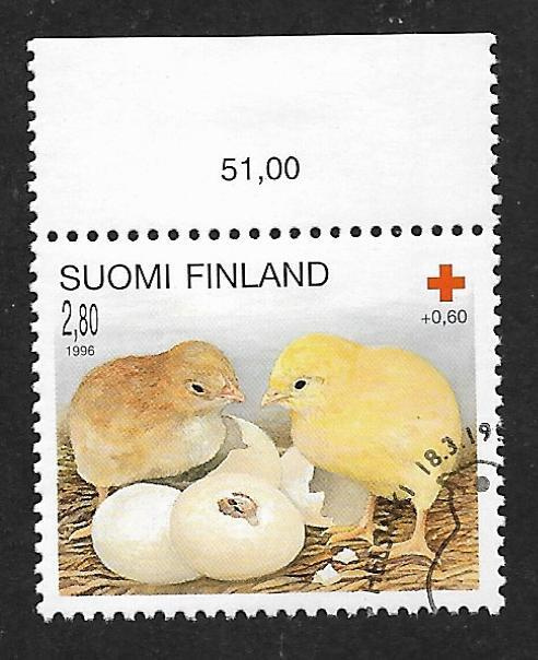Punainen risti 1996 2,80+0,60mk (LAPE 1329) EP O