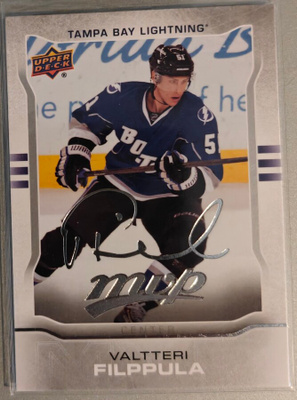 Valtteri Filppula 2014-15 UD MVP Silver Script