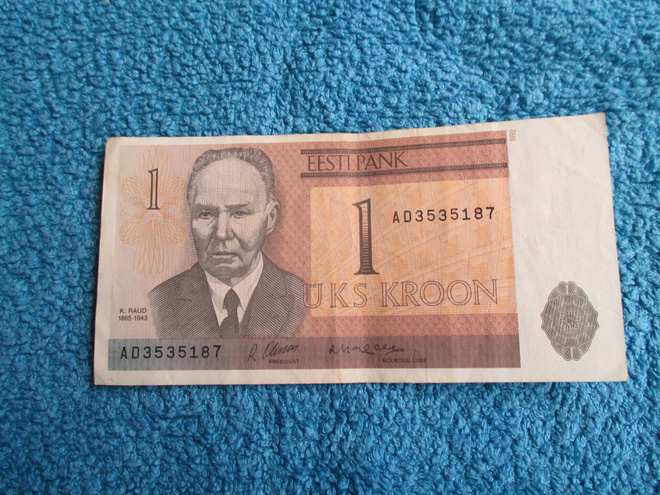 1 krooni Eesti1992