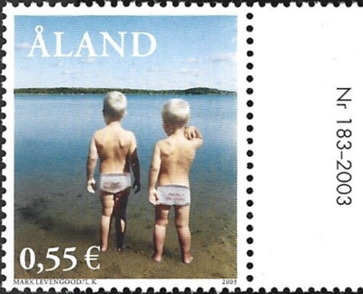 Ål 2003 Minun Ahv.maani 0,55 € välilöpari numero ** LaPe 225