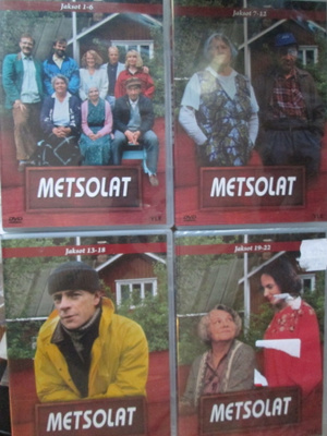 Metsolat kaudet 1-4,  jaksot 1-22 4DVD