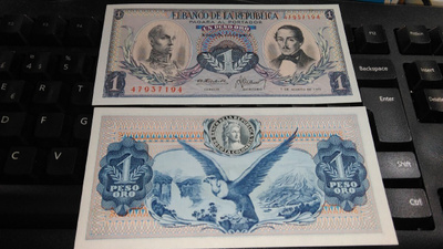 Colombia Kolumbia 1 Peso 1973 P404 UNC