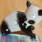 VANHA CCCP Posliini FIguuri Panda Lomonosov LFZ - pikkukuva 1