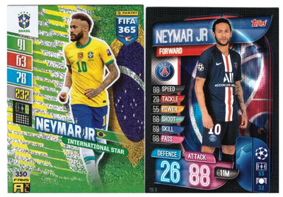 2 x NEUMAR Jr. Brasilia, Paris Saint Germain, Jalkapallo