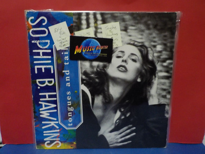 SOPHIE B. HAWKINS - YONGUES AND TAILS EX-/EX+ HOL -92 LP
