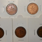 Saksa. 2 pfennig 1963J, 1964D, 1964F, 1965D, 1966J. - pikkukuva 1