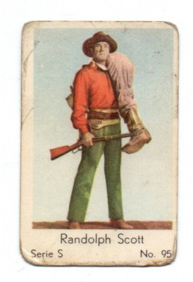 Purkkakuva Serie S n:o 95 RANDOLPH SCOTT