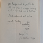 Keith Bosley : The possibility of angels (signeerattu, te... - pikkukuva 3