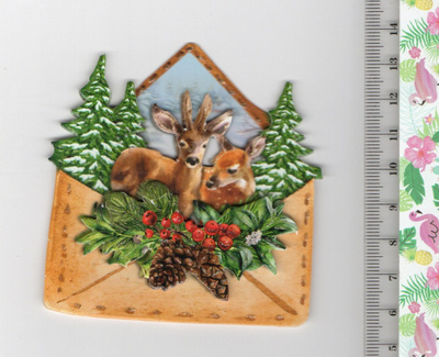 3D KORTTIKUVA °°~TALVIMETSÄN ELÄIMIÄ~°° /KIMALLE (27)