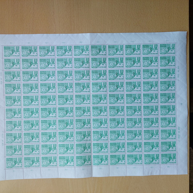 1950 Helsinki 400 vuotta 5 mk arkki **