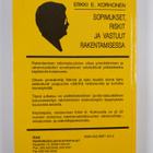 Erkki E. Korhonen : Sopimukset, riskit ja vastuut rakenta... - pikkukuva 2