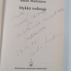 Sakari Määttänen : Mykkä todistaja (signeerattu, tekijän ... - pikkukuva 3