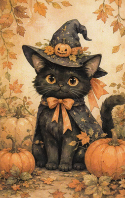 Pieni halloween-kissa